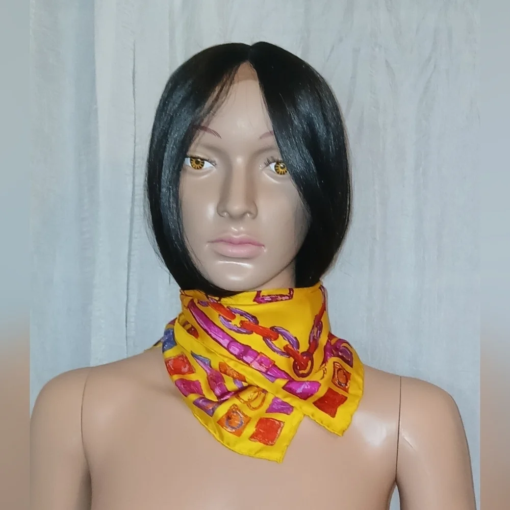 Gucci Horsebit Accent Patterned Bandeau Scarf Pocket Square​​​